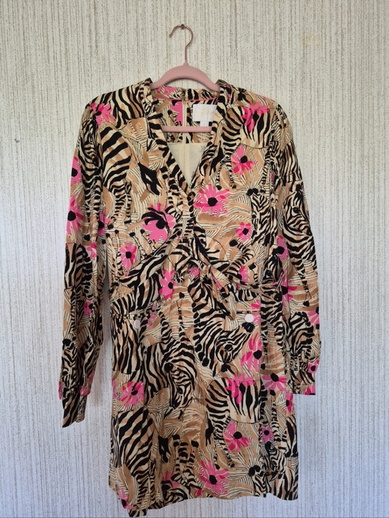 Lilly Pulitzer Dresses & Skirts - NWT Lilly Pulitzer Size 8 Phillipa Stretch Dress Rutabaga El Morocco Zebra Print